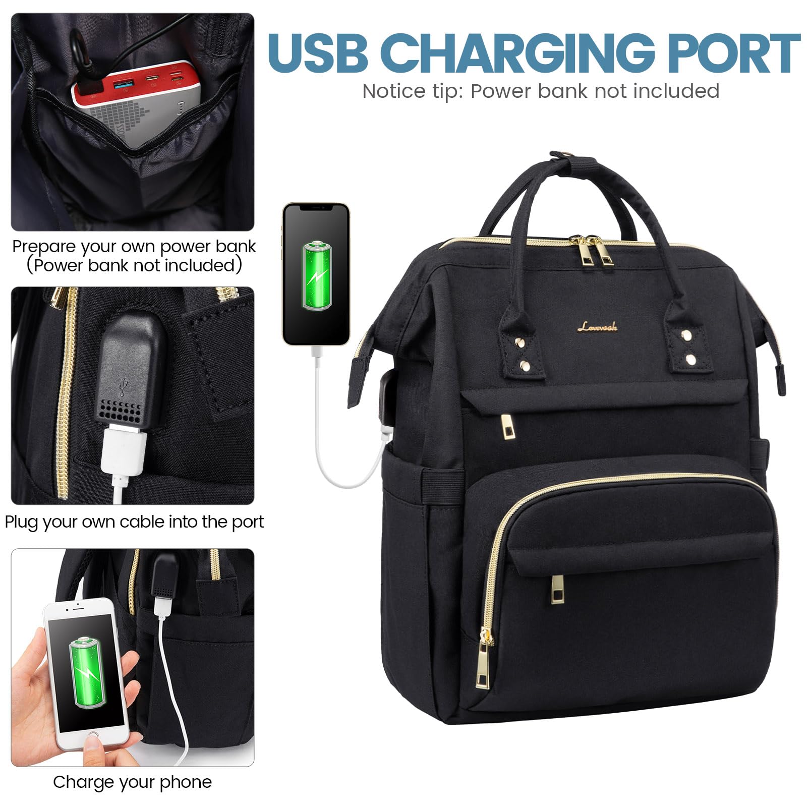 Foto 5 pulgar | Mochila para Laptop Lovevook 14 Pulgadas - Venta Internacional