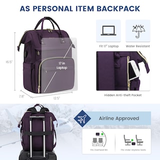 Foto 3 | Mochila Lovevook para Laptop 17 Pulgadas - Venta Internacional