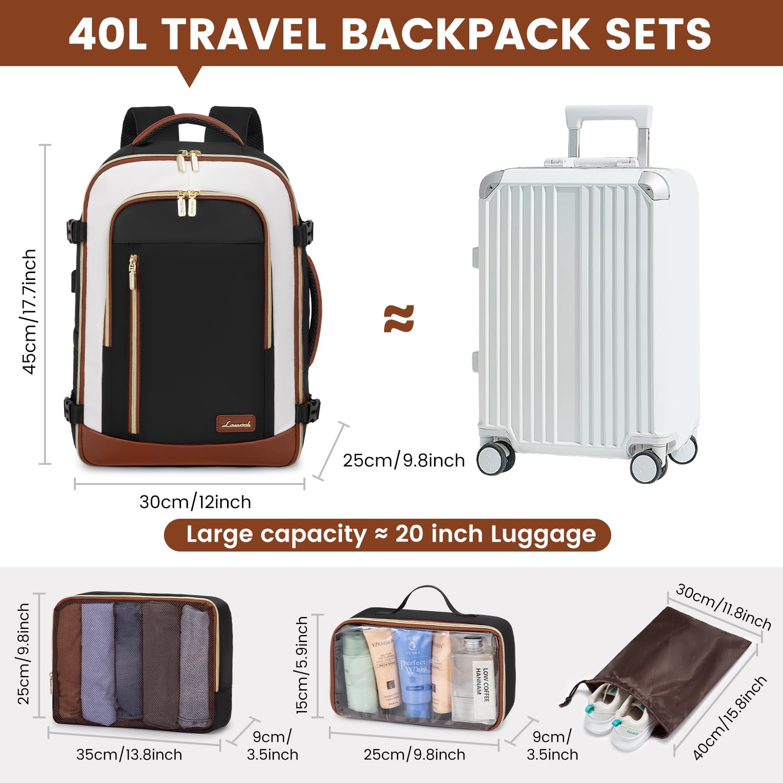 Foto 2 | Mochila Lovevook Café de Viaje-Venta Internacional