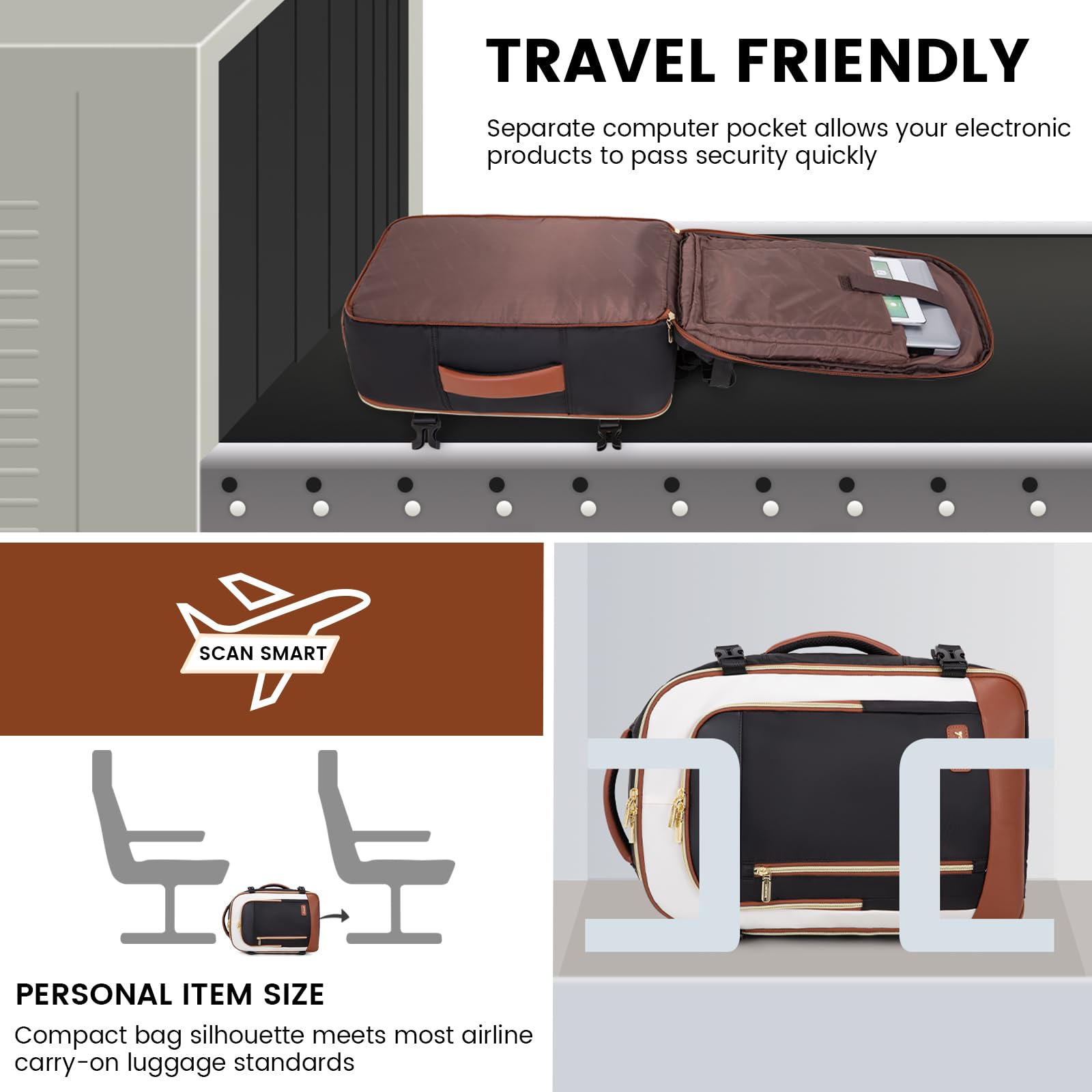 Foto 6 | Mochila Lovevook Café de Viaje-Venta Internacional