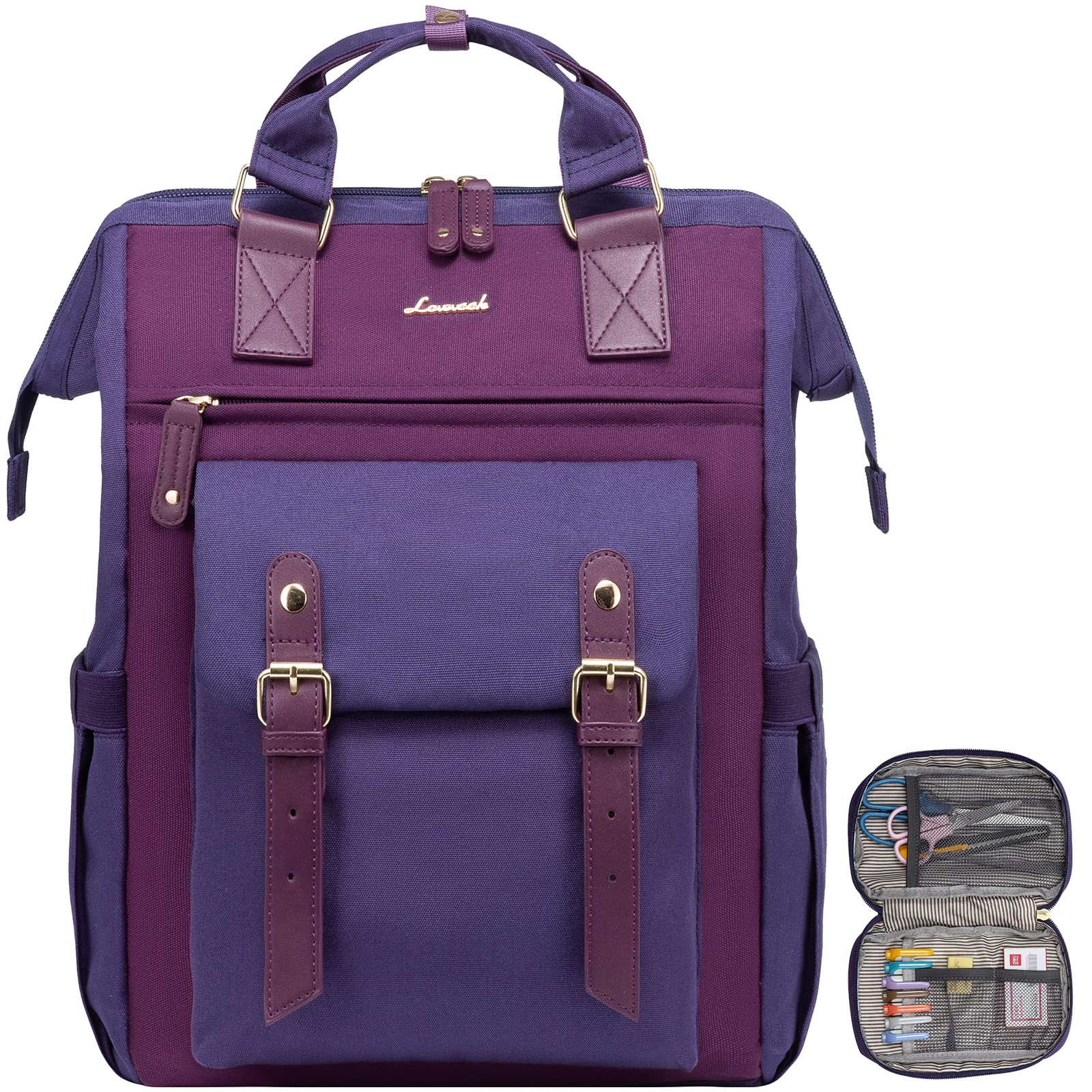Foto 1 | Mochila Lovevook Morada para Laptop de 15.6"-Venta Internacional