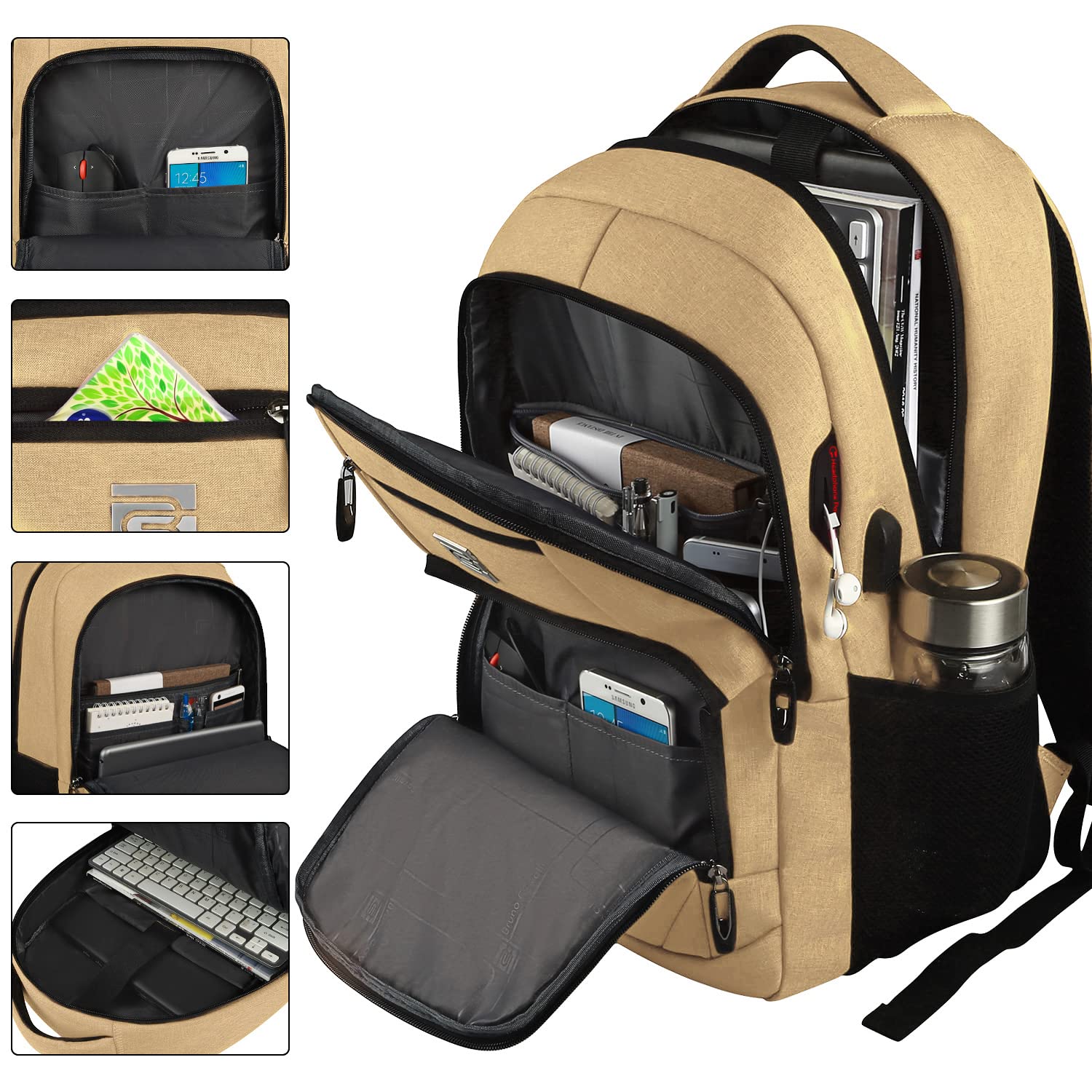 Foto 3 pulgar | Mochila para Portátil Volher Business Travel Antirrobo 15.6 - Venta Internacional