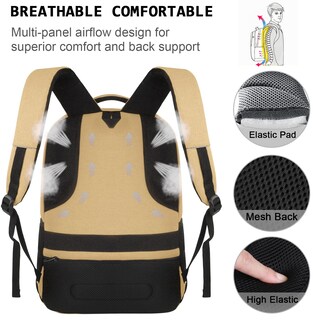 Foto 5 | Mochila para Portátil Volher Business Travel Antirrobo 15.6 - Venta Internacional