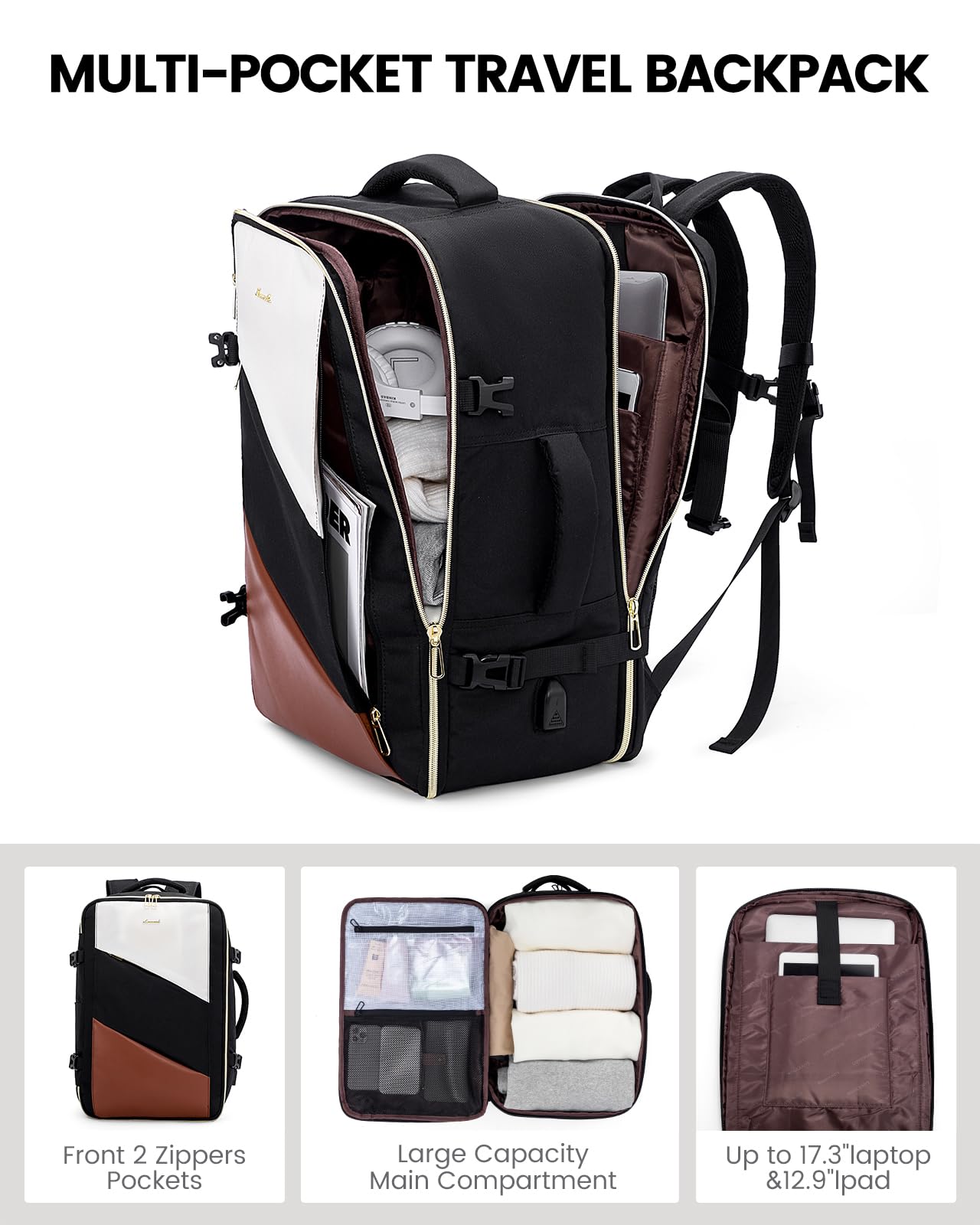 Foto 3 | Mochila de Viaje Lovevook - Venta Internacional