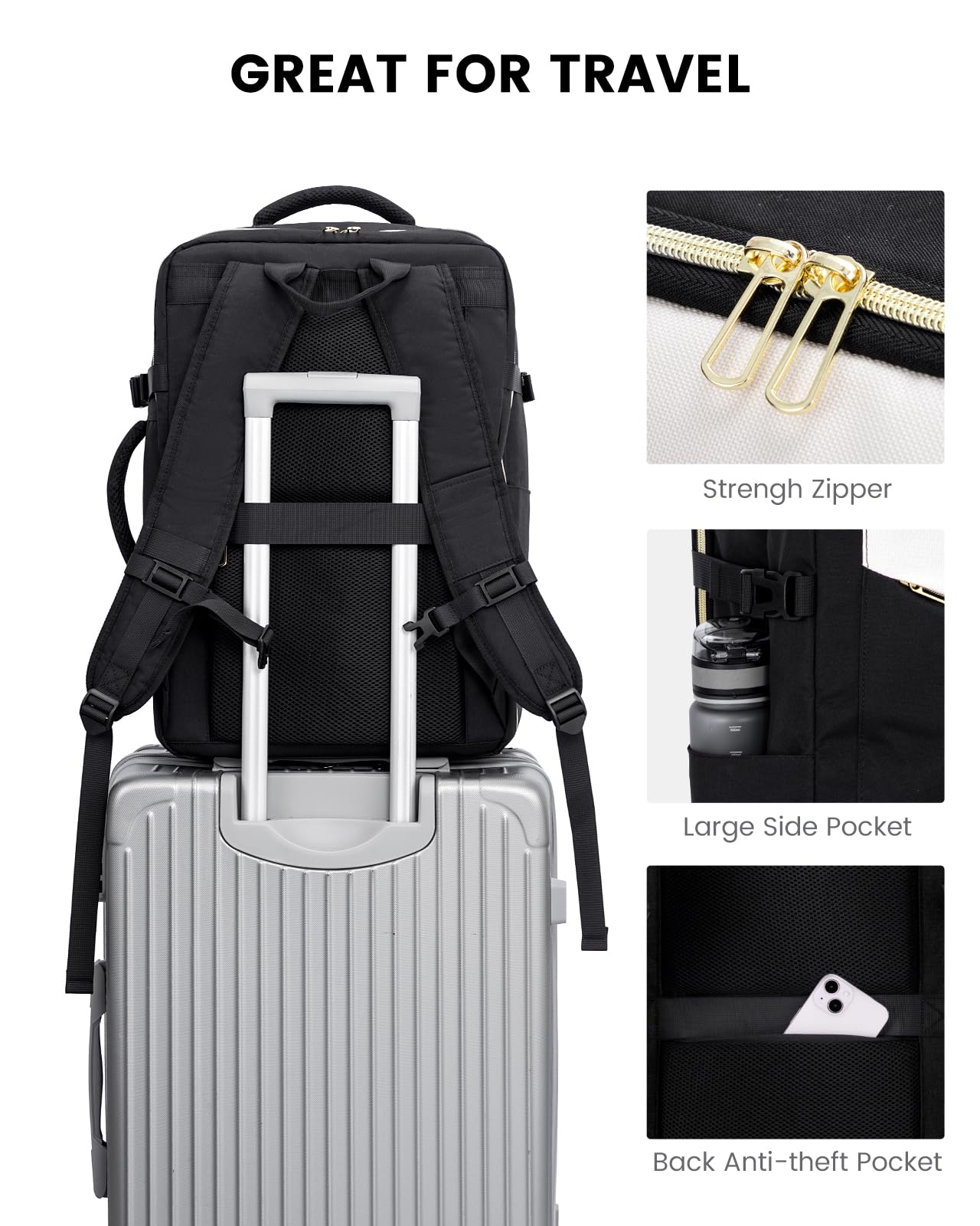 Foto 5 | Mochila de Viaje Lovevook - Venta Internacional