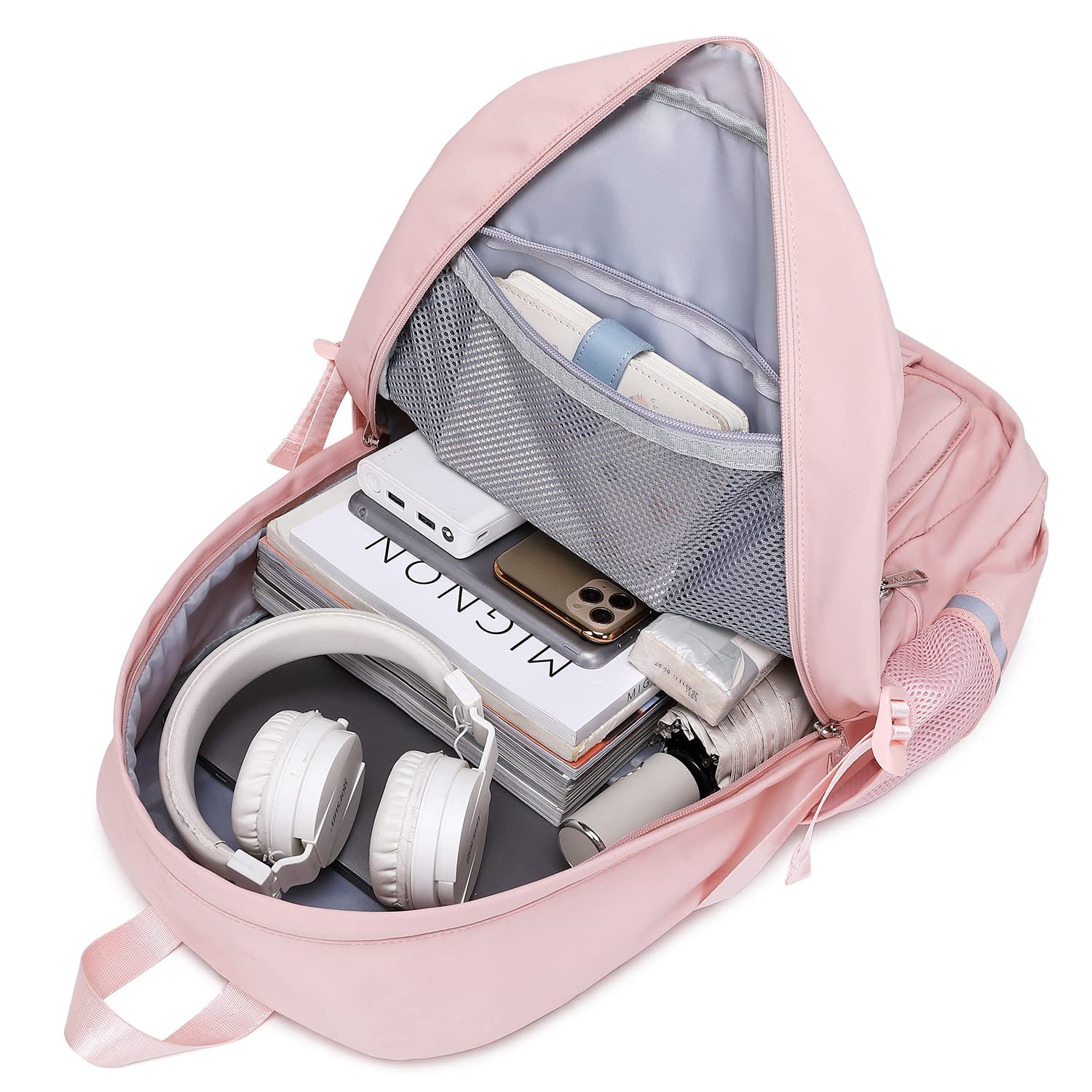 Foto 4 | Mochila Abshoo Big Student Rosa - Venta Internacional