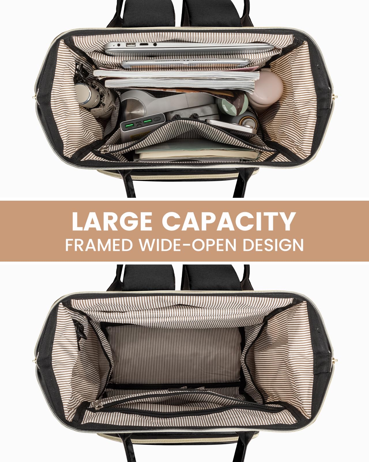 Foto 3 pulgar | Mochila Lovevook Beige para Laptop de 15.6"-Venta Internacional