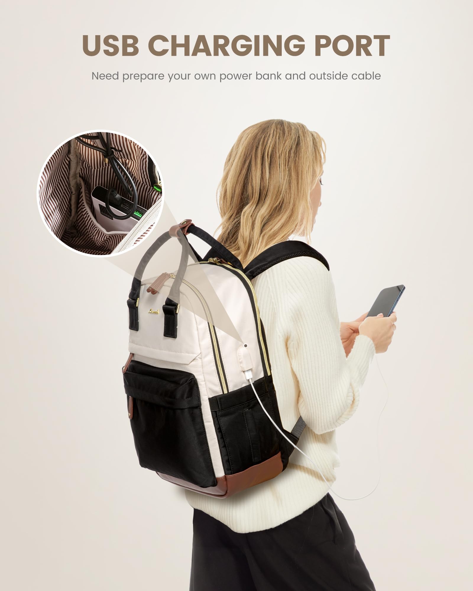 Foto 5 pulgar | Mochila Lovevook para Laptop 15,6 Pulgadas- Venta Internacional