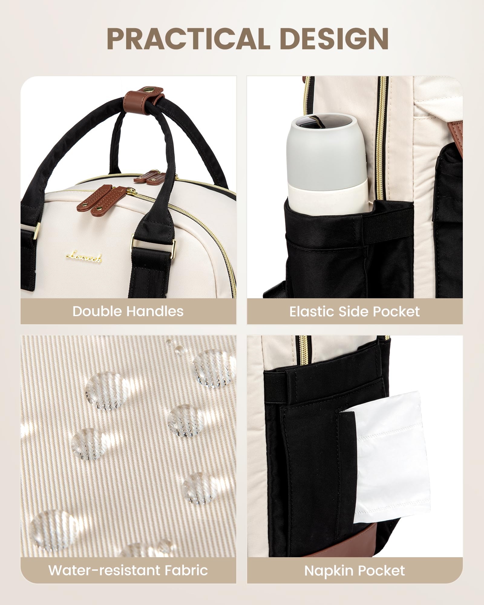 Foto 6 pulgar | Mochila Lovevook para Laptop 15,6 Pulgadas- Venta Internacional