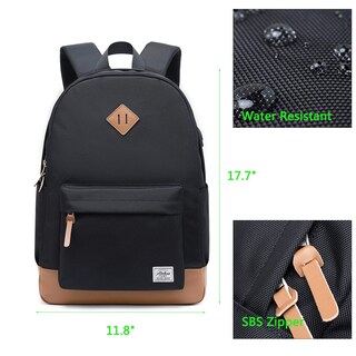 Foto 2 | Mochila Abshoo Classical Basic Negra - Venta Internacional