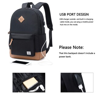Foto 3 | Mochila Abshoo Classical Basic Negra - Venta Internacional