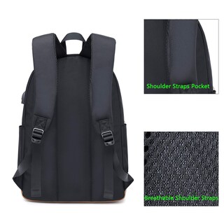 Foto 4 | Mochila Abshoo Classical Basic Negra - Venta Internacional