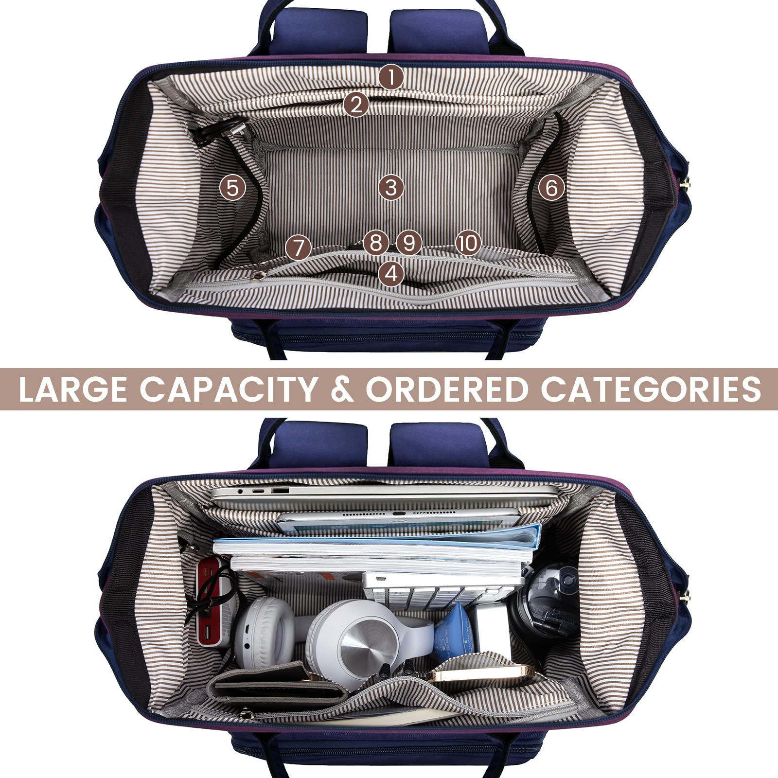 Foto 2 | Mochila Lovevook para Laptop de 15.6"-Venta Internacional