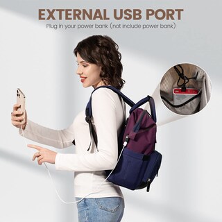 Foto 5 | Mochila Lovevook para Laptop de 15.6"-Venta Internacional