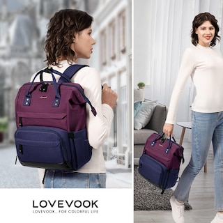 Foto 6 | Mochila Lovevook para Laptop de 15.6"-Venta Internacional