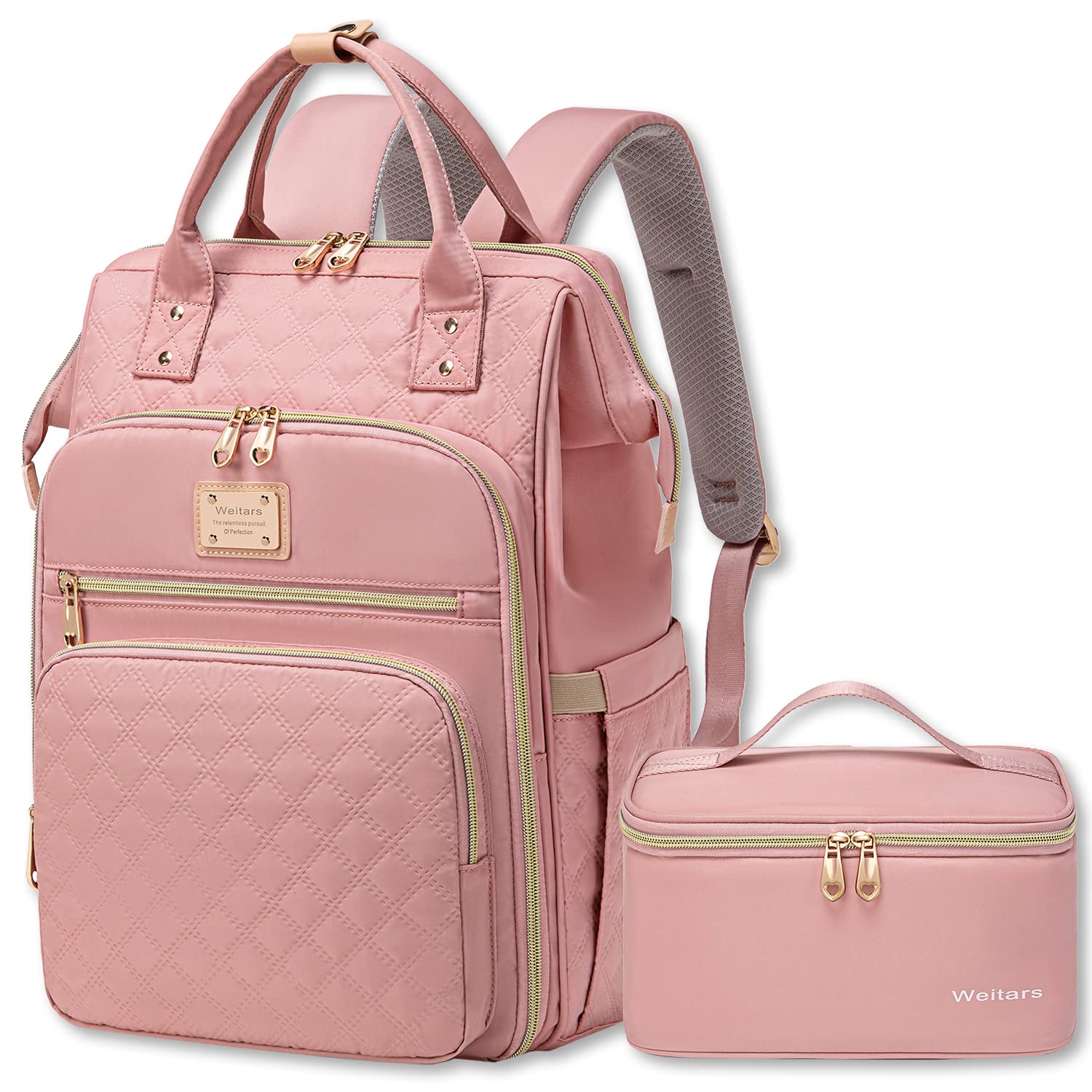 Mochila Weitars para Mujer con Espacio para Portátil de 15,6 Pulgadas + Lonchera - Venta Internacional
