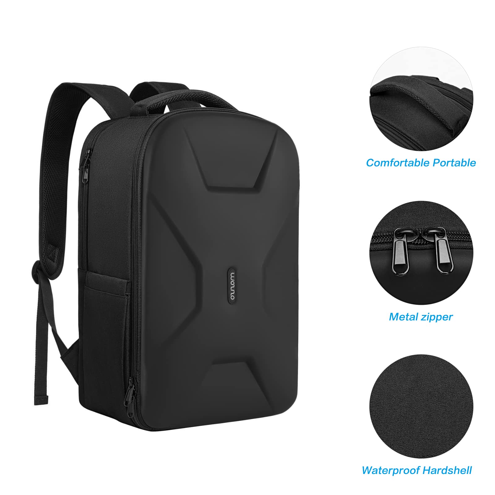 Foto 4 pulgar | Mochila para Portátil Mosiso 15.6-16 Pulgadas 3.5 L Impermeable Negra - Venta Internacional