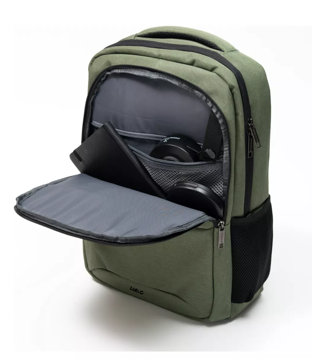 Foto 2 | Mochila Para Laptop 15.6 - 17 Amplia Y Resistente, Verde