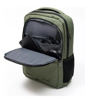 Foto 2 | Mochila Para Laptop 15.6 - 17 Amplia Y Resistente, Verde