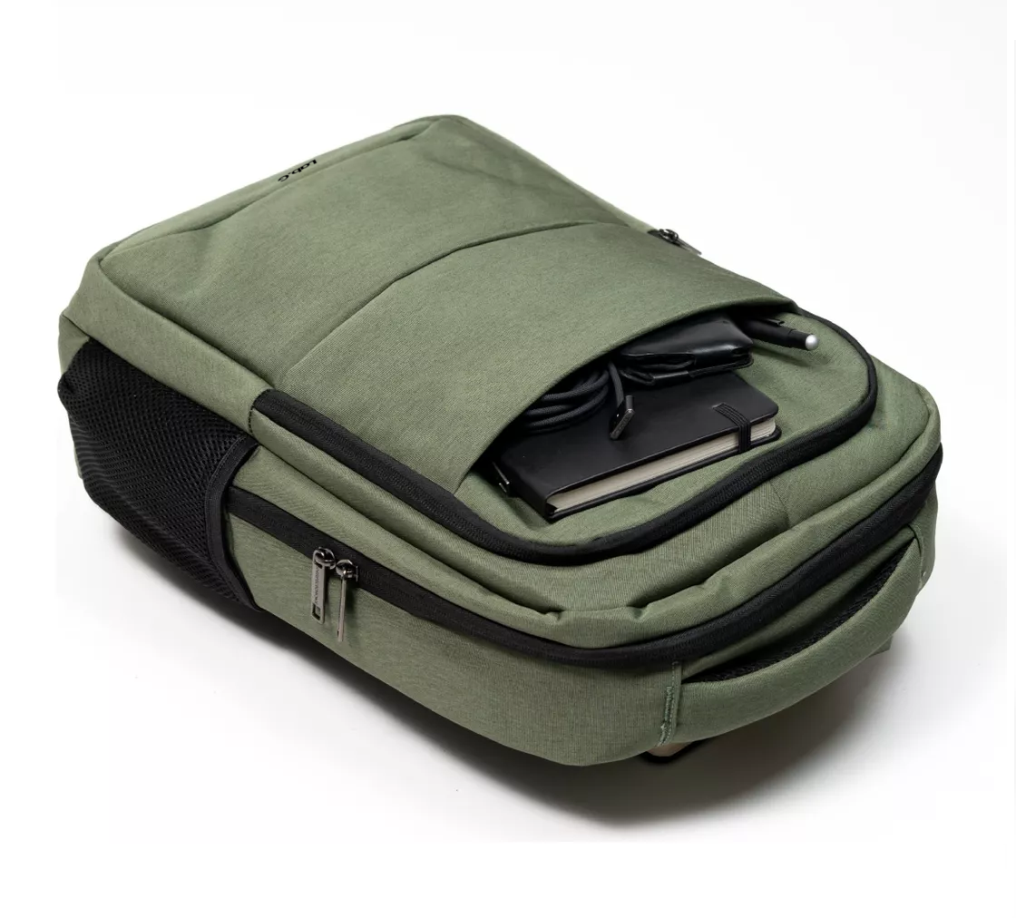 Foto 5 | Mochila Para Laptop 15.6 - 17 Amplia Y Resistente, Verde