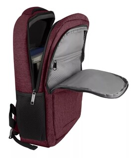 Foto 4 | Mochila Para Laptop Belug 15.6 - 17 Amplia Y Resistente Trova Perfect Choice, Rojo Guinda