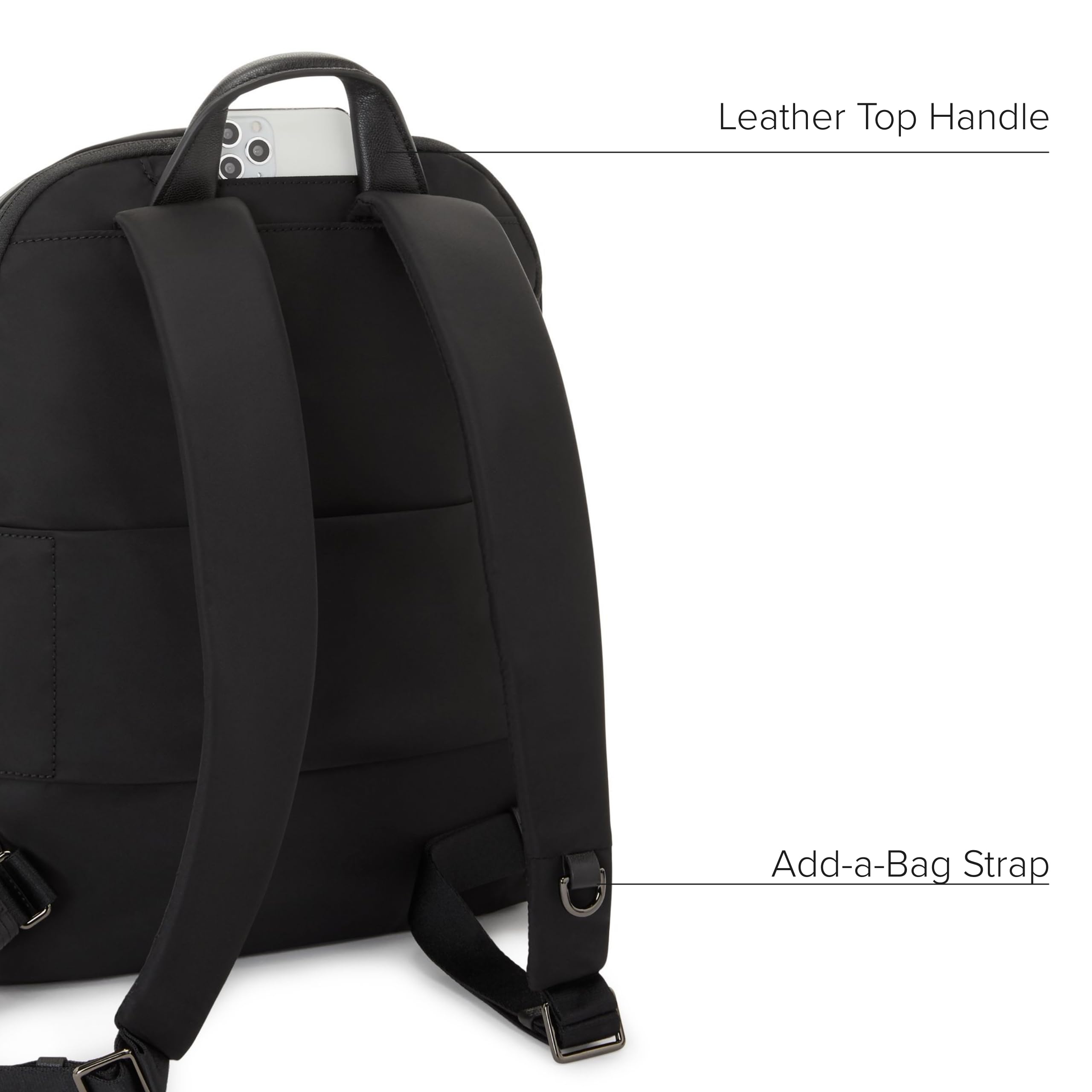 Foto 5 pulgar | Mochila Tumi Voyageur Halsey Para Moda Empresarial, 14 Pulgadas, Negra - Venta Internacional.