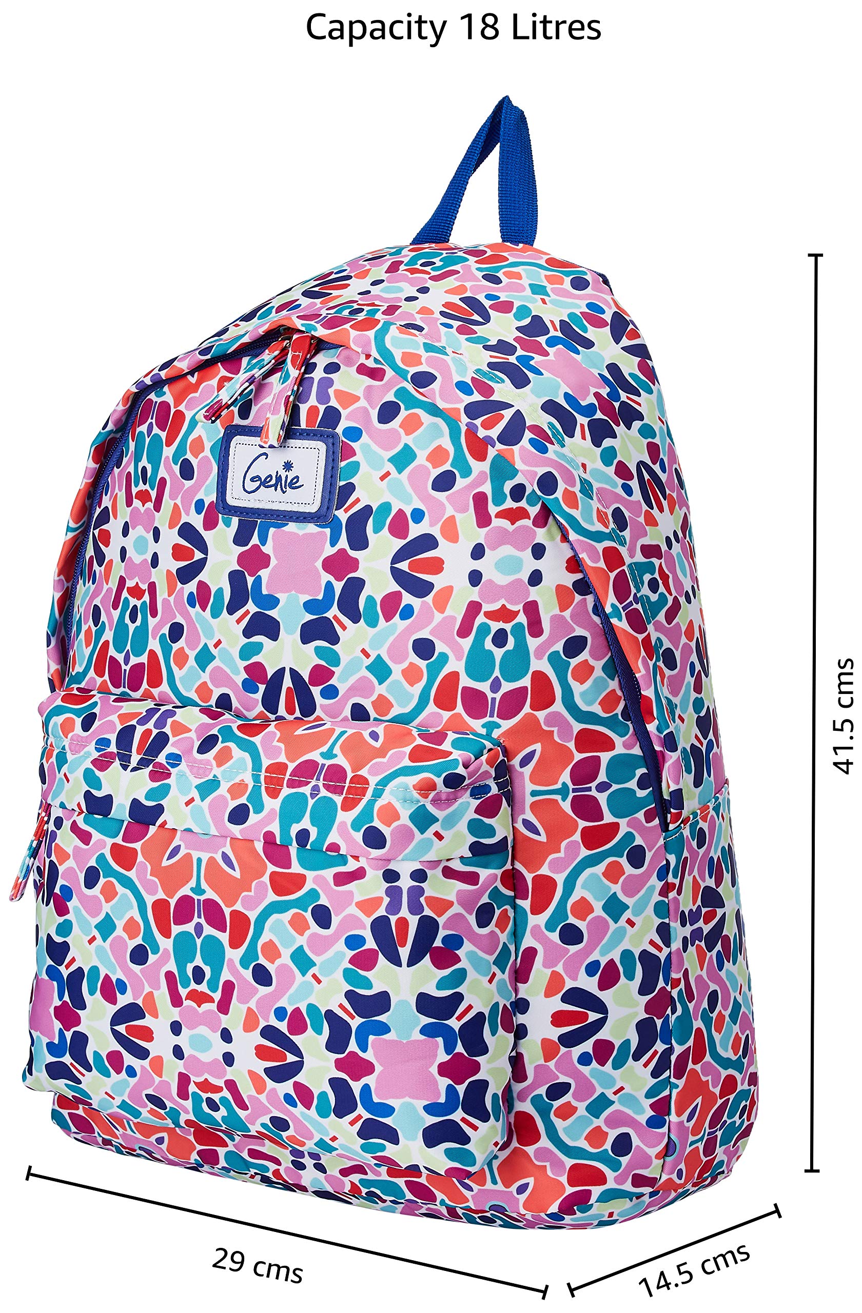 Foto 5 pulgar | Mochila Genie Morocco De 18 Litros Multicolor Para Portátil De 16 Pulgadas - Venta Internacional.