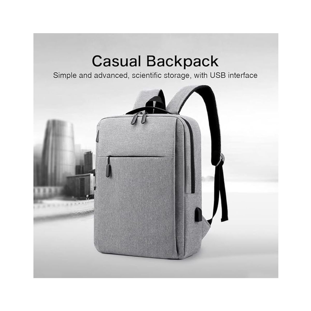 Foto 3 pulgar | Mochila Para Laptop Antirrobo Salida Usb Impermeable