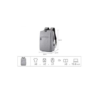 Foto 3 | Mochila Para Laptop Antirrobo Salida Usb Impermeable