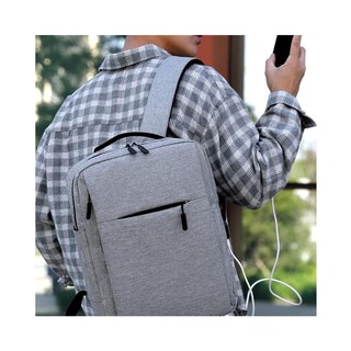 Foto 4 | Mochila Para Laptop Antirrobo Salida Usb Impermeable
