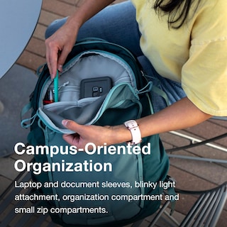 Foto 3 | Mochila Osprey Axis Campus Para Portátil Firestarter De 16 Pulgadas Naranja - Venta Internacional.