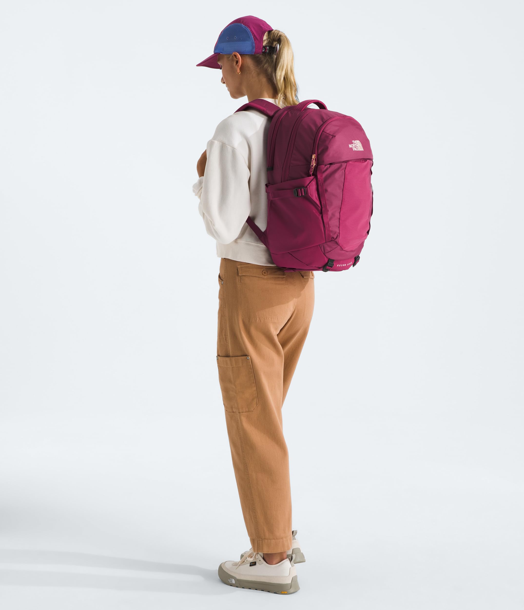 Foto 2 | Mochila The North Face Recon Luxe Para Mujer Cyber Berry - Venta Internacional.