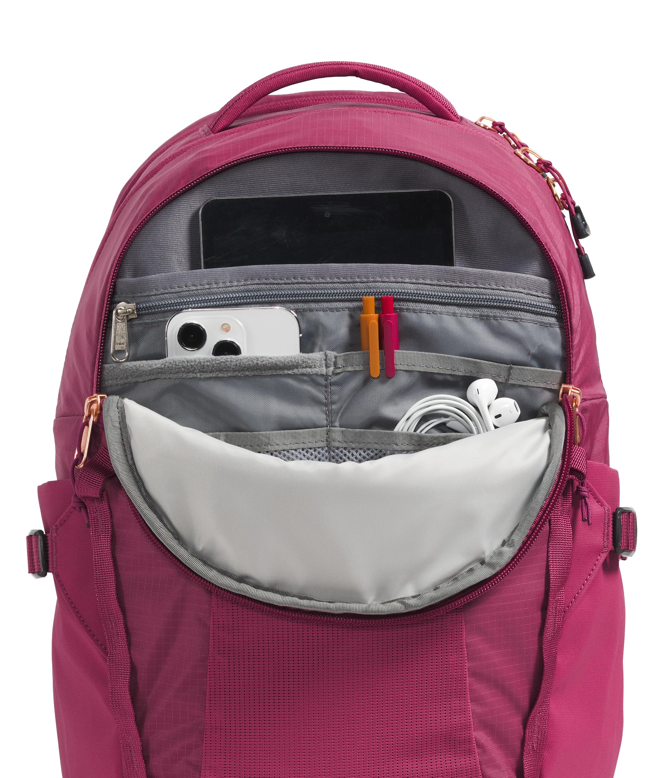 Foto 5 pulgar | Mochila The North Face Recon Luxe Para Mujer Cyber Berry - Venta Internacional.