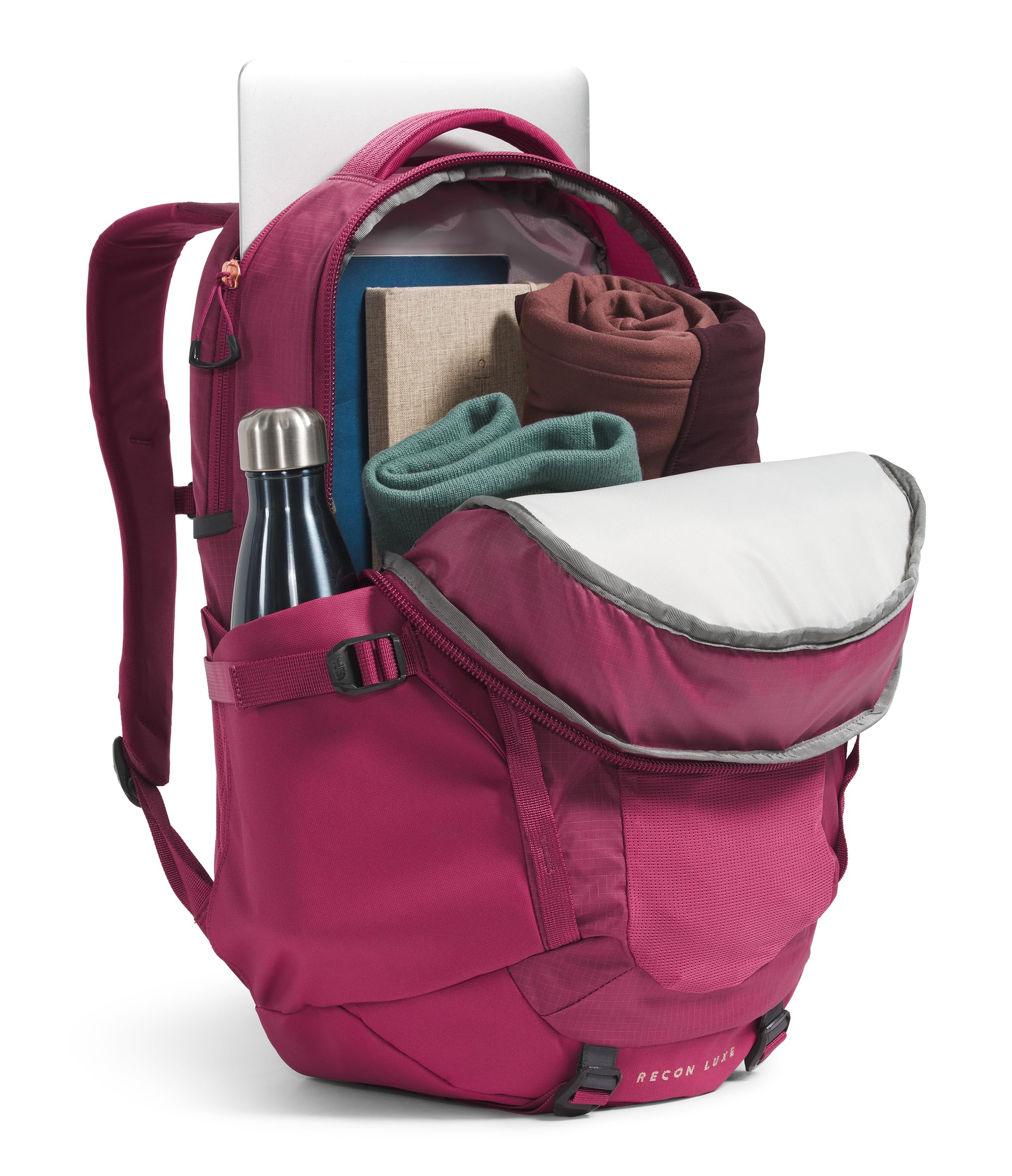 Foto 6 pulgar | Mochila The North Face Recon Luxe Para Mujer Cyber Berry - Venta Internacional.