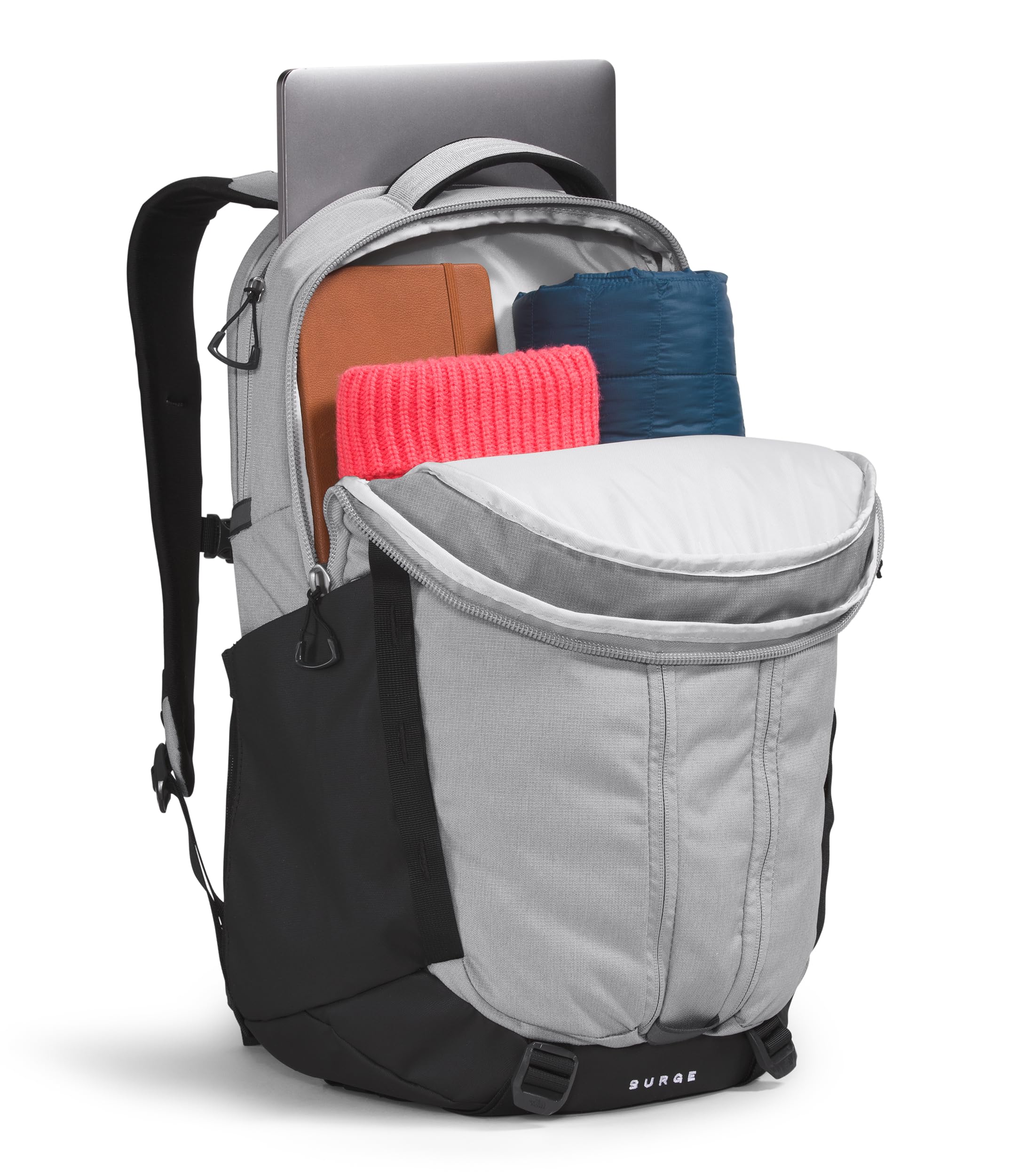 Foto 6 pulgar | Mochila The North Face Surge Commuter Commuter Para Portátil 31 L, Color Gris Meldado - Venta Internacional.