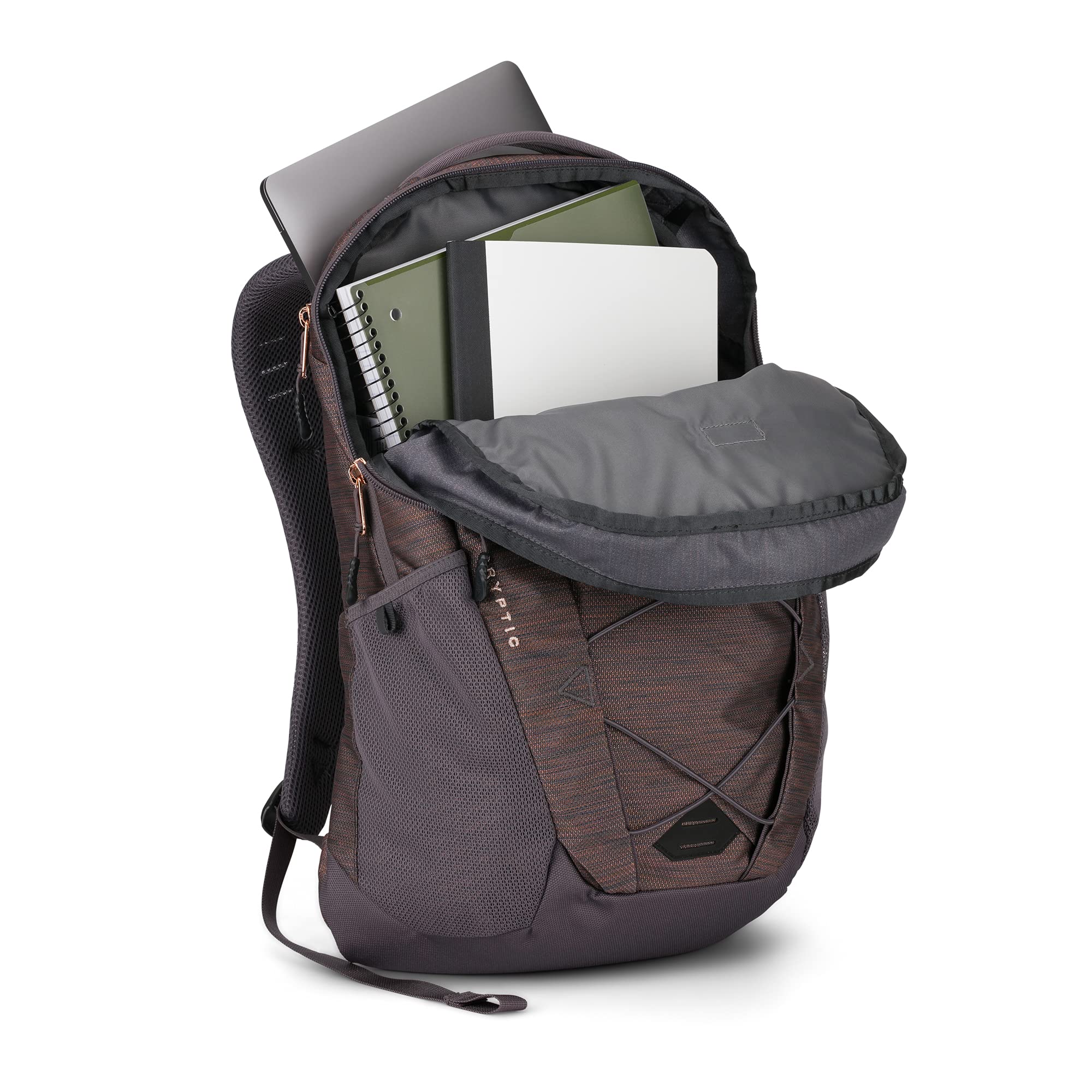 Foto 6 pulgar | Mochila The North Face Cryptic Everyday Rabbit Gris - Venta Internacional.