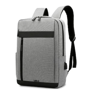 Foto 1 | Mochila Lab.g Porta Laptop Color Gris Claro Con Negro