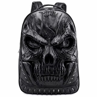 Foto 1 | Mochila para Laptop Jranter 15.6 Pulgadas con Forma de Calavera - Venta Internacional