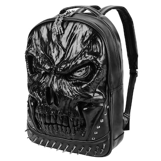 Foto 2 | Mochila para Laptop Jranter 15.6 Pulgadas con Forma de Calavera - Venta Internacional