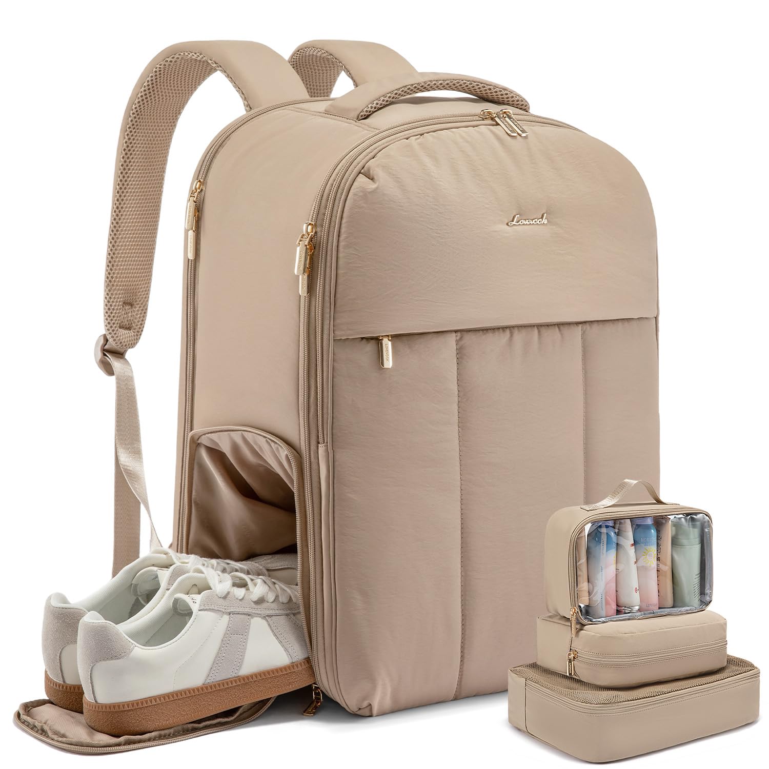 Foto 1 | Mochila De Viaje Lovevook Para Mujer Con Compartimento Para Zapatos 50l - Venta Internacional.