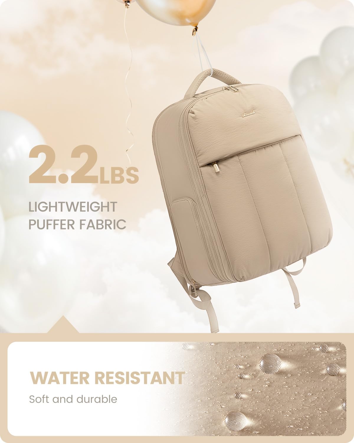 Foto 4 pulgar | Mochila De Viaje Lovevook Para Mujer Con Compartimento Para Zapatos 50l - Venta Internacional.