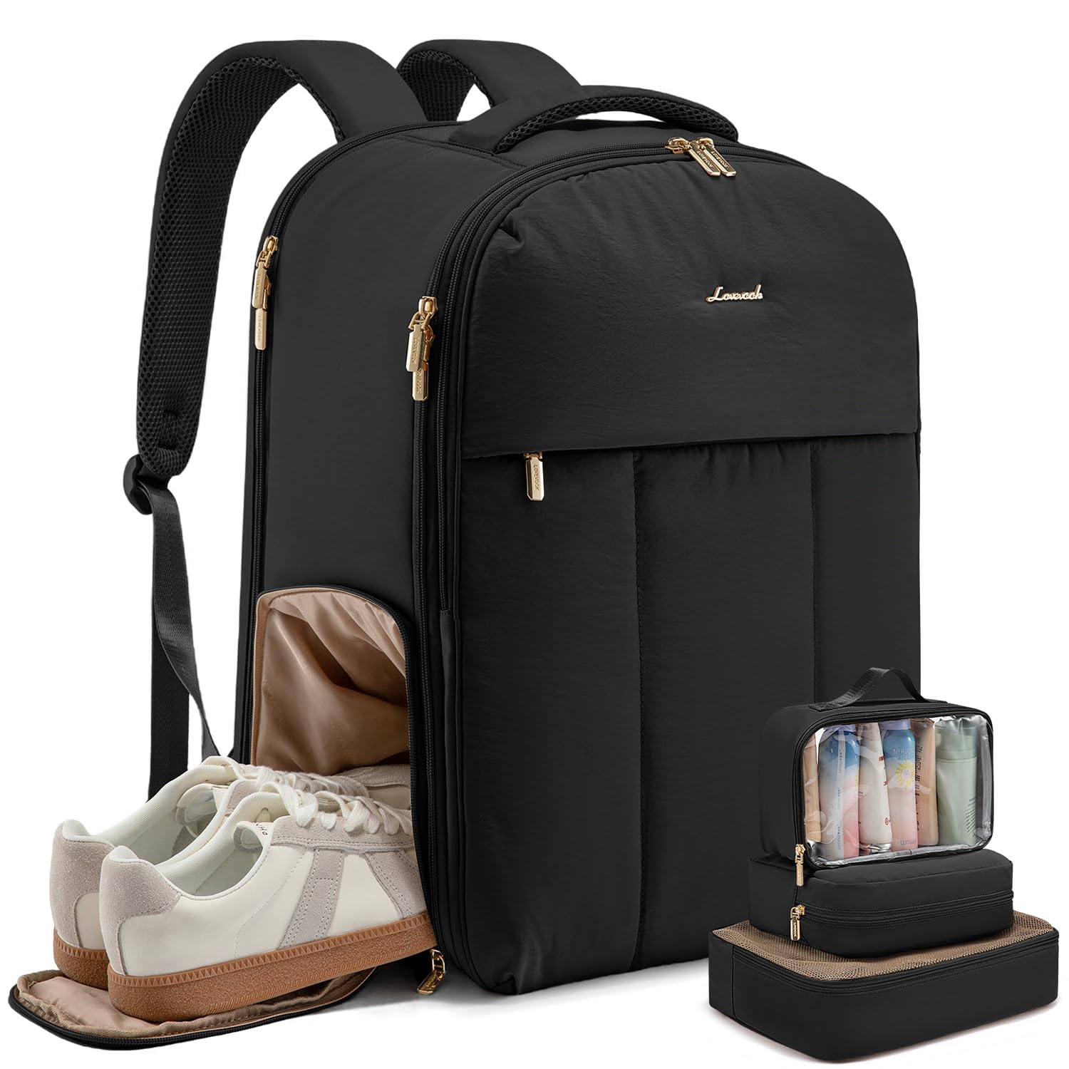 Foto 1 | Mochila De Viaje Lovevook Para Mujer Con Compartimento Para Zapatos 50l - Venta Internacional.