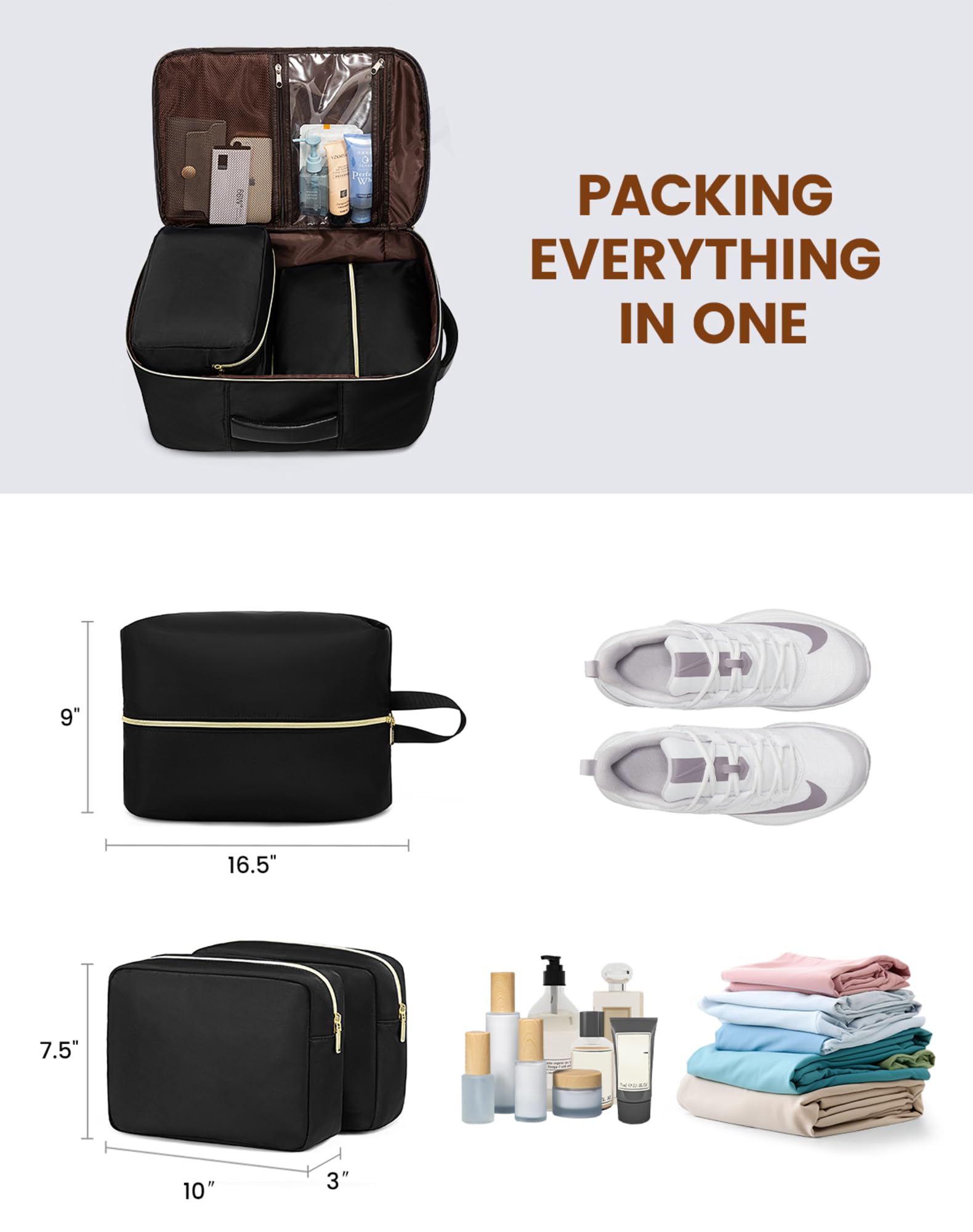 Foto 8 pulgar | Mochila De Viaje Lovevook 40l Para Portátil Impermeable De 17,3'' Para Mujer - Venta Internacional.