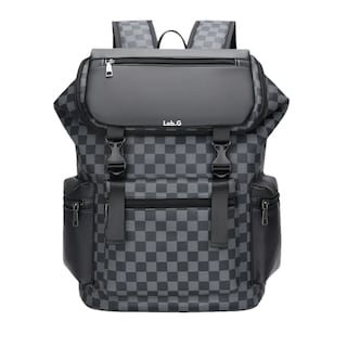 Foto 1 | Mochila De Viaje De Negocios Antirrobo Para Para Lap Lab.g, Negro Gris Tartan