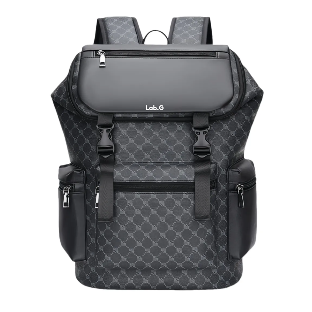 Foto 1 | Mochila De Viaje De Negocios Antirrobo Para Para Lap Lab.g,  Negro Gris Rombos