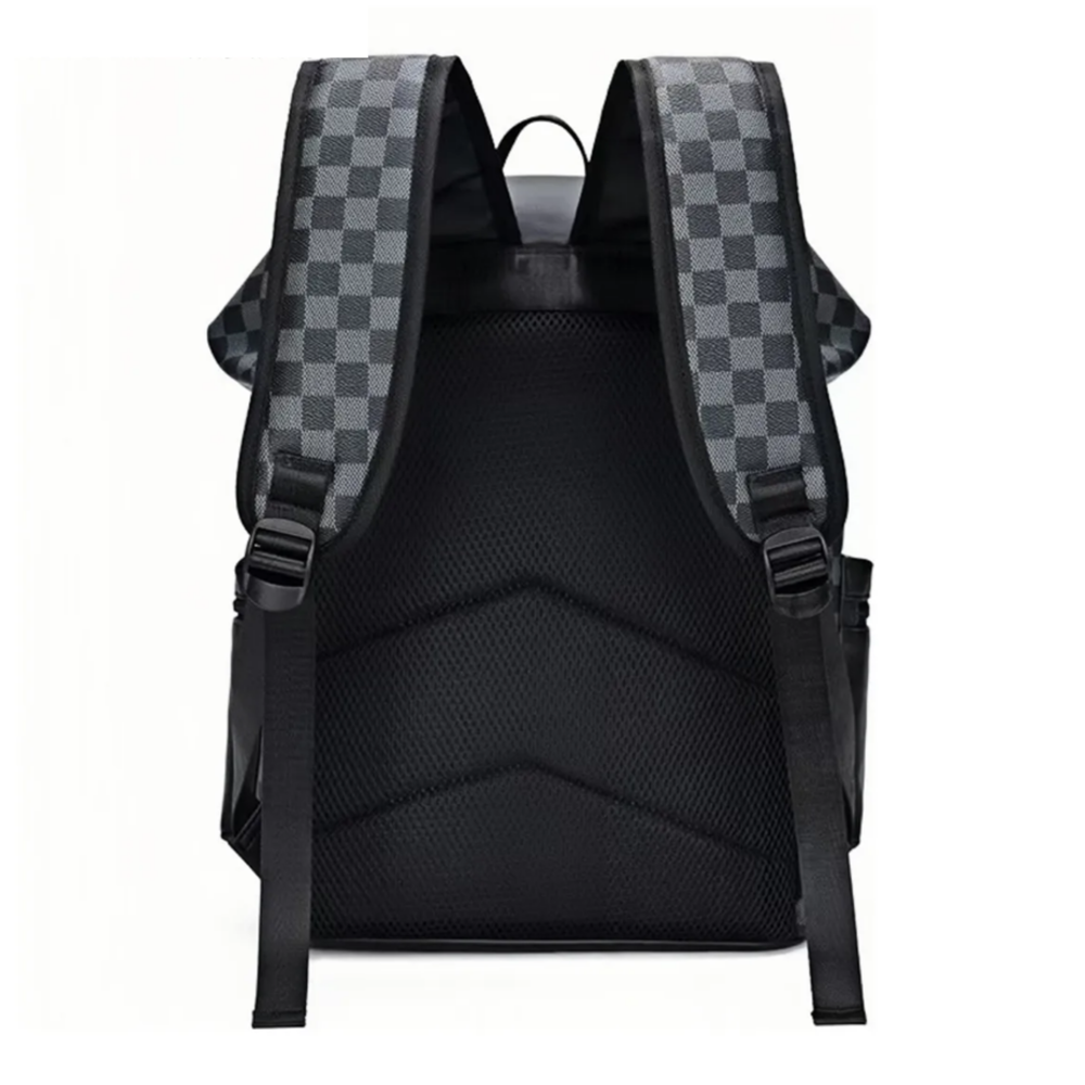 Foto 6 pulgar | Mochila De Viaje De Negocios Antirrobo Para Para Lap Lab.g,  Negro Gris Rombos