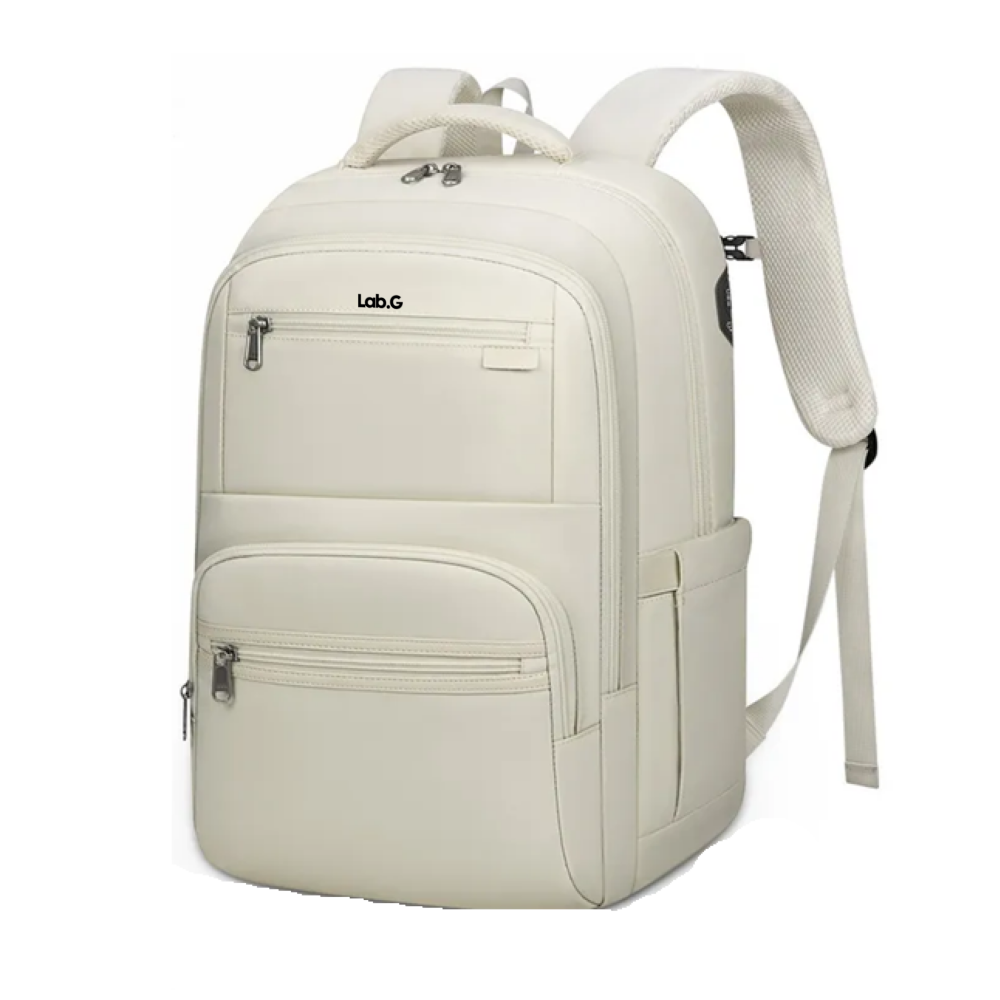 Foto 1 | Mochila Para Laptop Mujer 15.6inch  Lab.g Mochila Escolar Beige