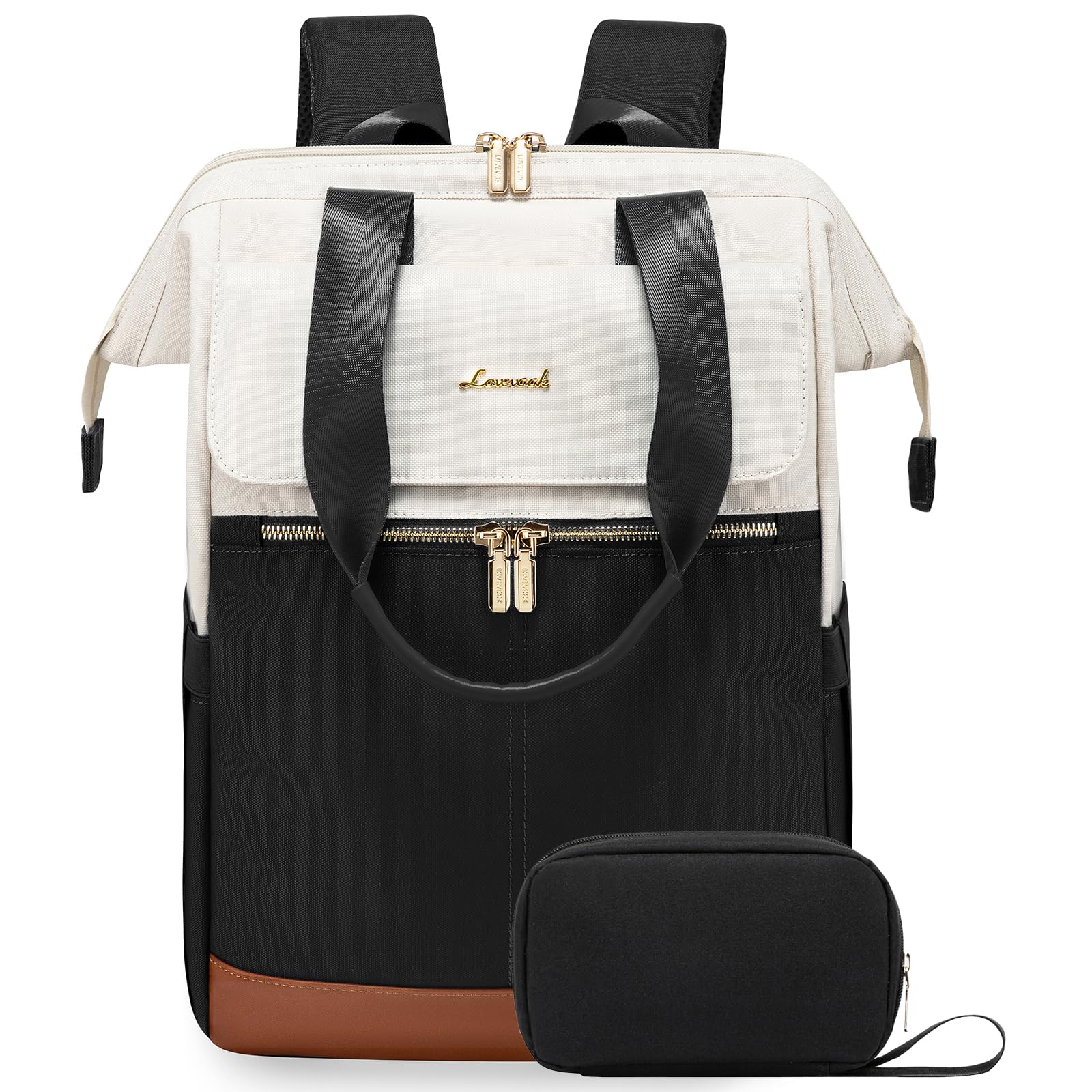 Foto 1 | Mochila Para Portátil Lovevook Para Mujer, 15.6 Pulgadas, Impermeable, Color Beige - Venta Internacional.