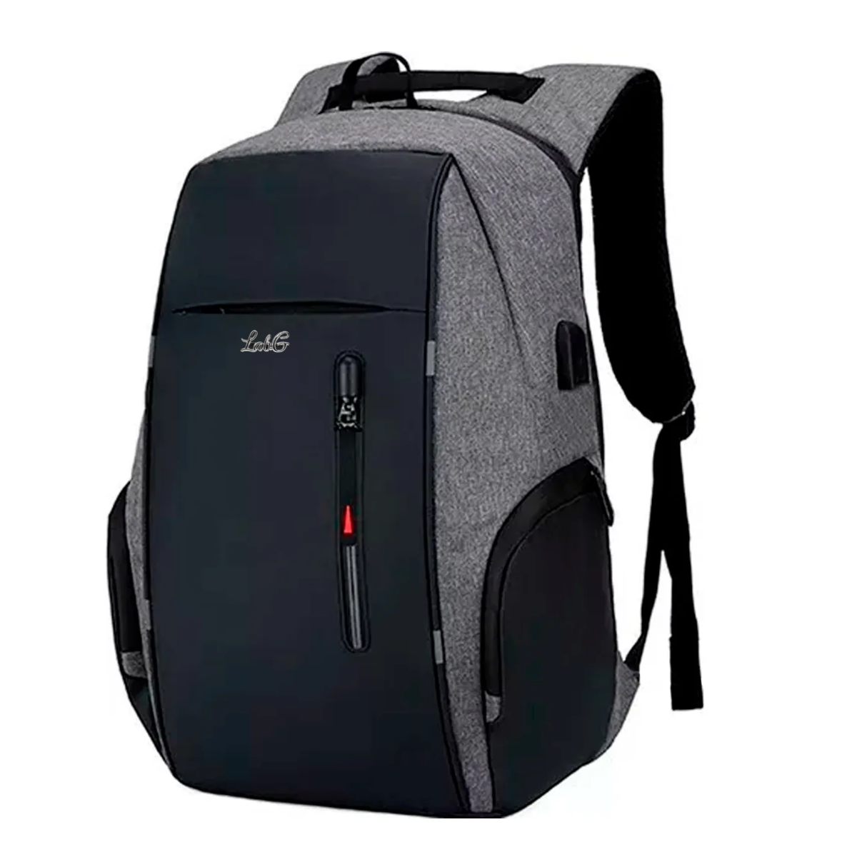 Foto 1 | Mochila De Gran Capacidad Antirrobo Para Laptop Cargador Usb Lab.g Gris