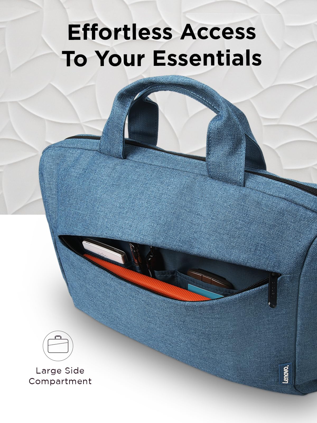 Foto 4 | Funda Portátil Lenovo T210 Para Portátil De 15,6 Pulgadas, Color Azul - Venta Internacional.